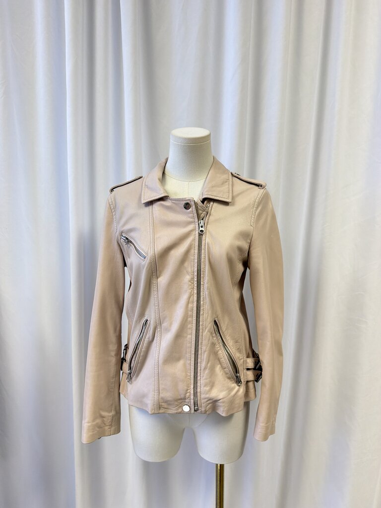 Rebecca Taylor Lamb Leather Biker Jacket