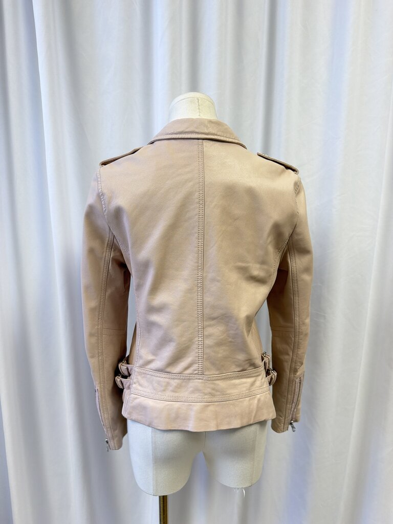 Rebecca Taylor Lamb Leather Biker Jacket