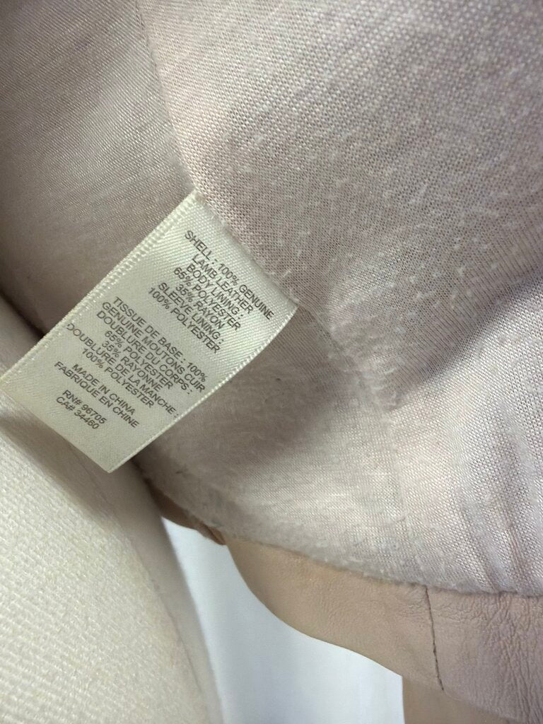 Rebecca Taylor Lamb Leather Biker Jacket