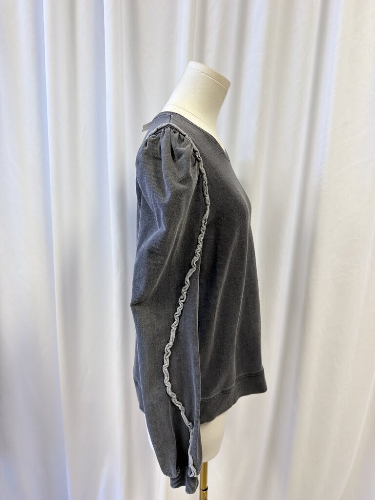 Generation Love Ruffle Sleeve Crew Neck