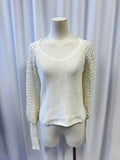 525 Crochet Sleeve Sweater
