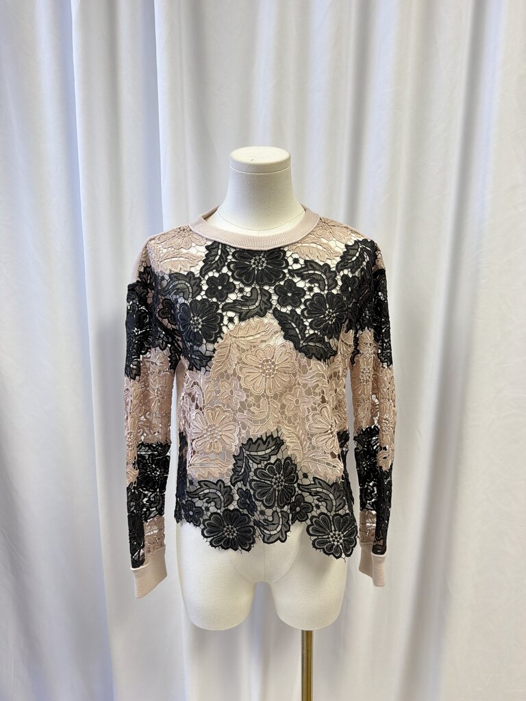 Alice + Olivia "Jesse" Lace Sweater
