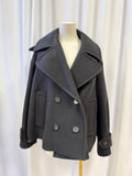 Chloe 2026 Black Wool Double Breasted Coat ($2,890 in store)