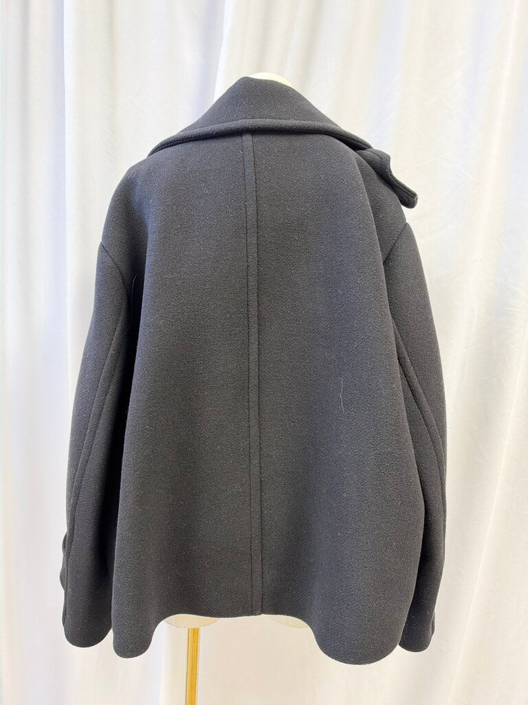 Chloe 2026 Black Wool Double Breasted Coat ($2,890 in store)