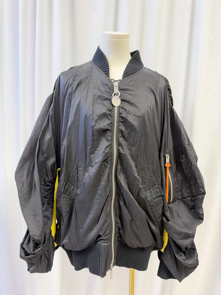 Diesel Nylon Dog Tag Bomber Jacket