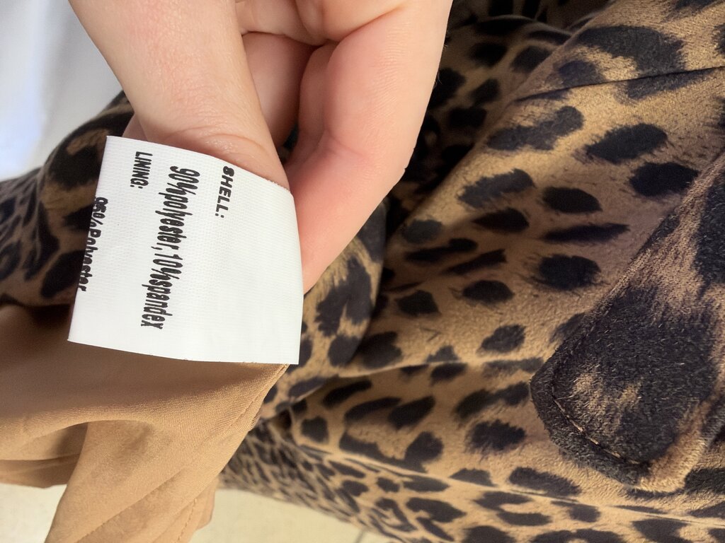 Miri Animal Print Belted Midi Dress