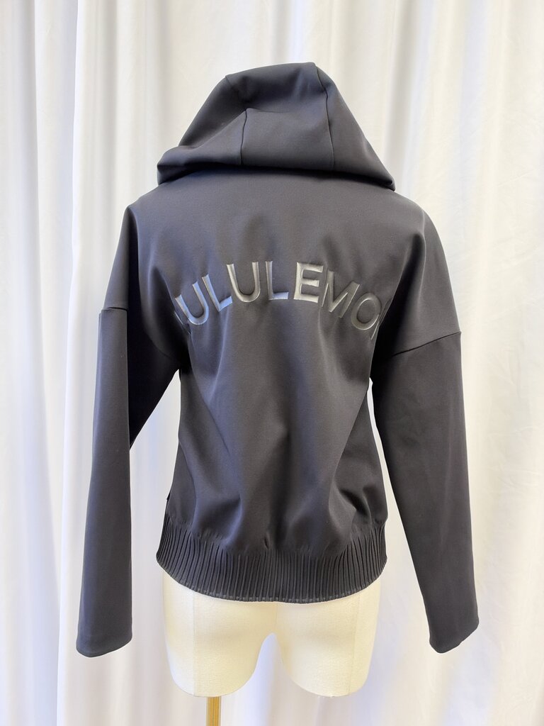 Lululemon Hooded Scuba Logo Zip Up