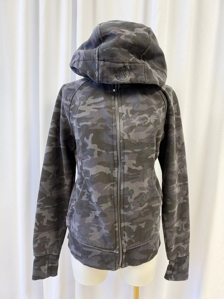 Lululemon Hooded Camo Zip Up