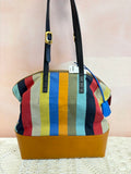 Fendi Multicolor Striped Tote (As Is)