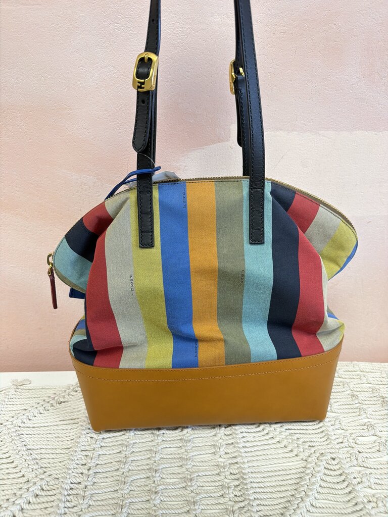 Fendi Multicolor Striped Tote (As Is)