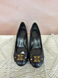 Tory Burch Leather Logo Wedge