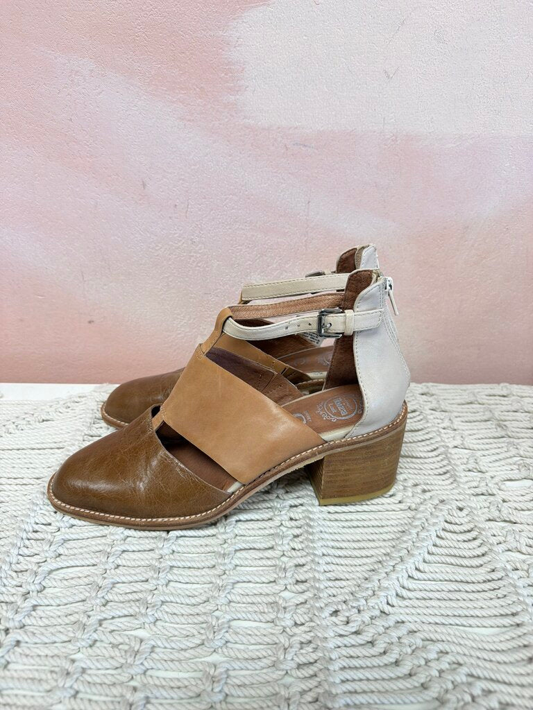 Jeffrey Campbell Colorblock Leather Block Heel