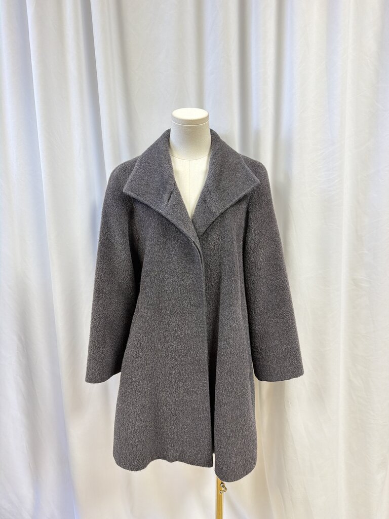 Cinzia Rocca Lamb Wool Button Up Coat