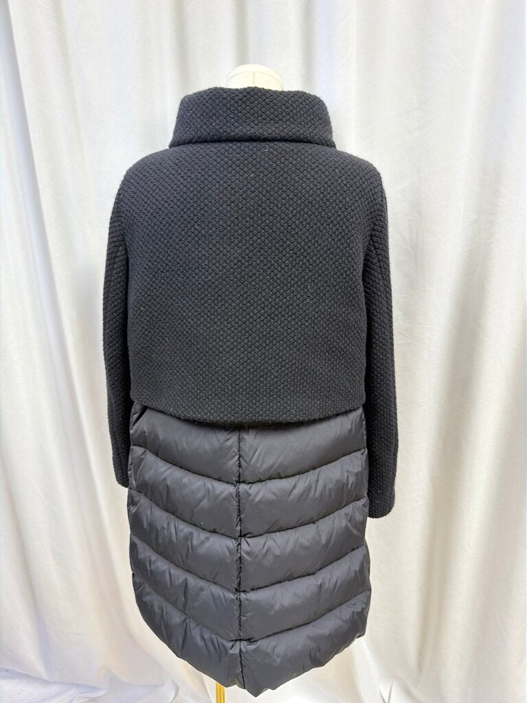 Herno Wool and Puffer Down Coat (able to attach a hood, not included)