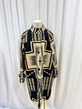 Pendleton Virgin Wool/Cotton Blend Patterned Coat