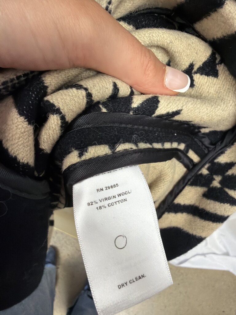 Pendleton Virgin Wool/Cotton Blend Patterned Coat