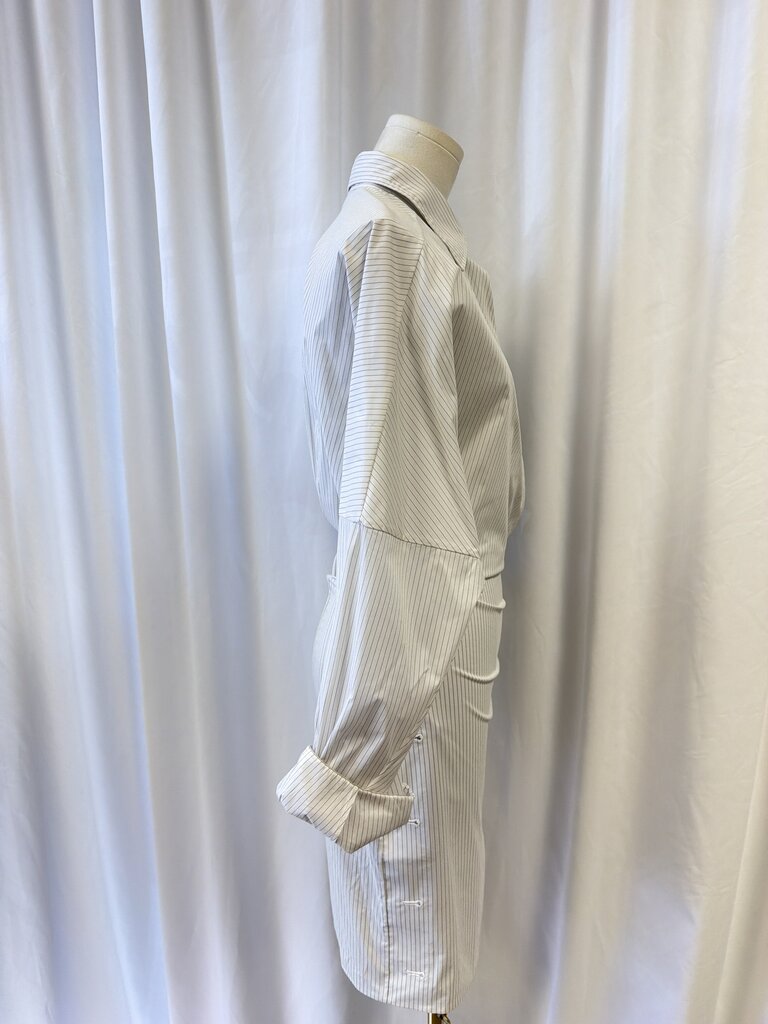 Philosophy Pinstriped Wrap Dress NWT
