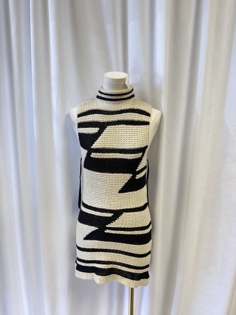 Ralph Lauren Black Label Silk/Cotton Blend Turtleneck Knit Top