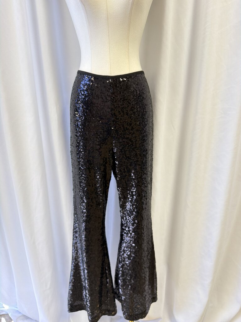 Anthropologie Sequin Flare Pants