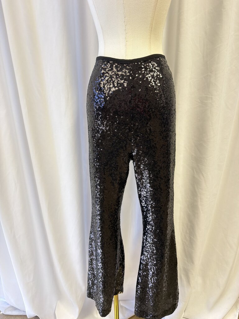 Anthropologie Sequin Flare Pants