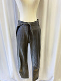 Veronica Beard Black Leather Pants