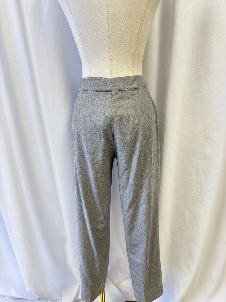 St. John Grey Wool Trouser