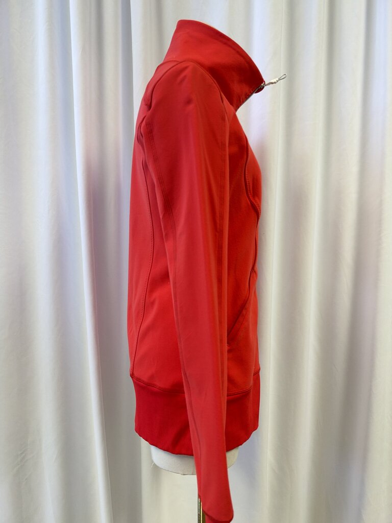 Lululemon Red Zip Sweatshirt Jacket