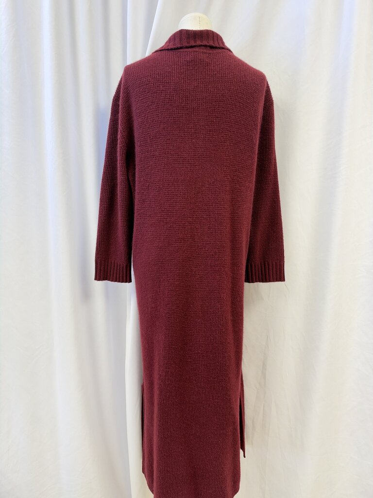 Neiman Marcus Cashmere V-Neck Maxi Dress