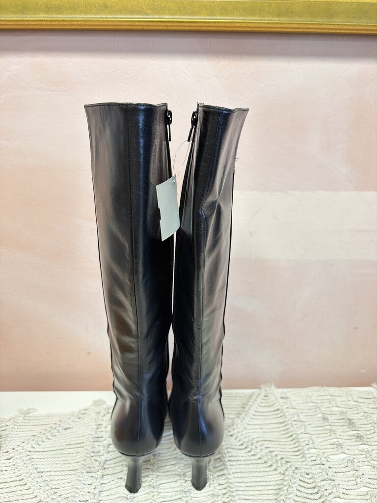 Stuart Weitzman Tall Pointed Toe Leather Boot