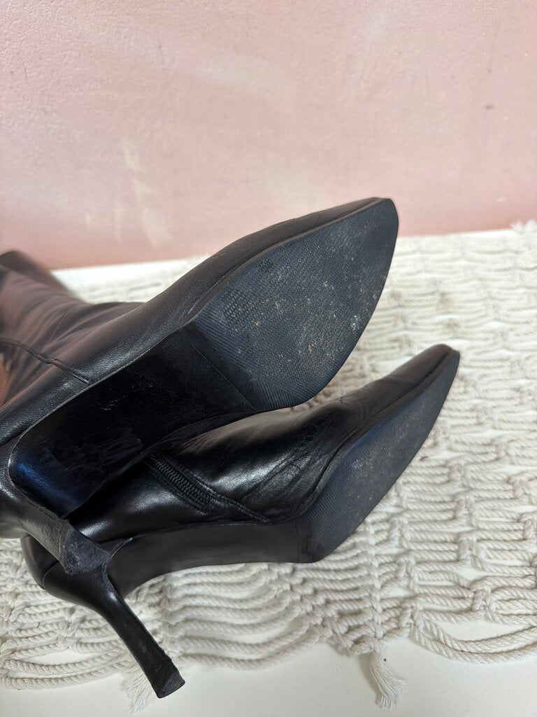 Stuart Weitzman Tall Pointed Toe Leather Boot