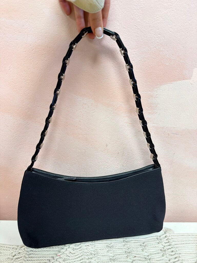 Ferragamo Nylon Baguette Shoulder Bag