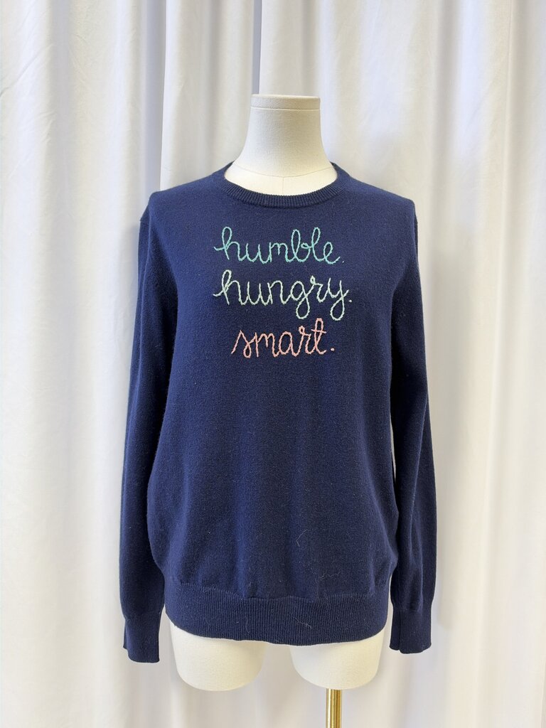 Lingua Franca Cashmere Graphic Sweater