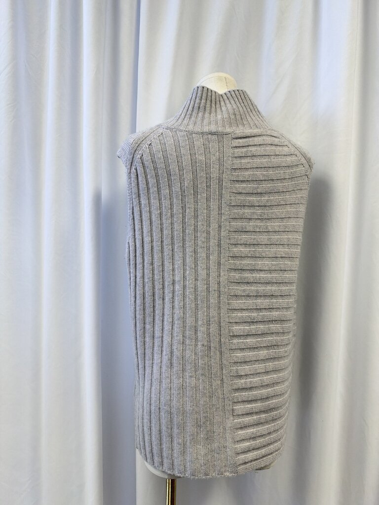 Vince Ribbed Sleeveless Turtleneck