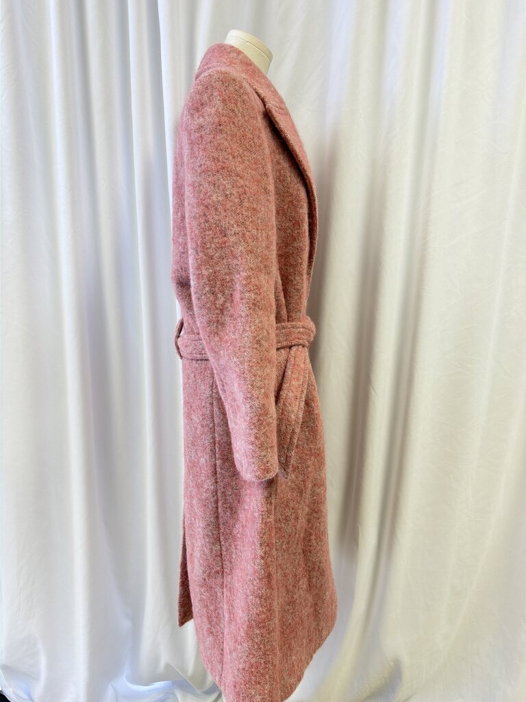 Zadig & Voltaire Virgin Wool/Alpaca/Mohair Blend Belted Trench