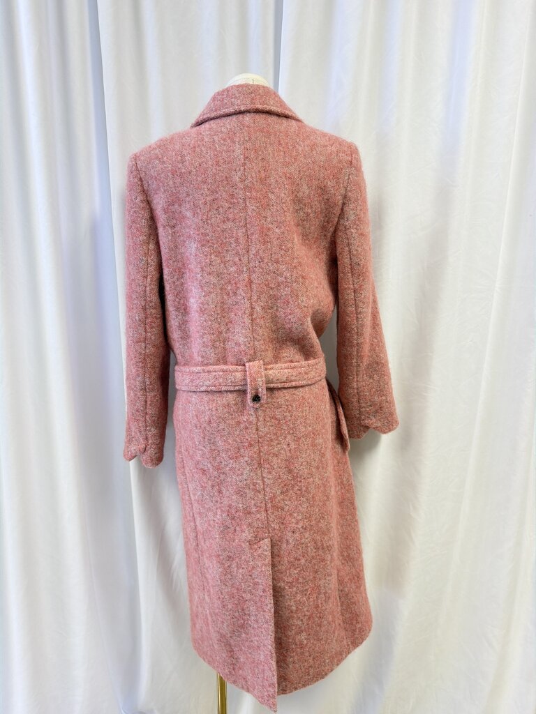 Zadig & Voltaire Virgin Wool/Alpaca/Mohair Blend Belted Trench