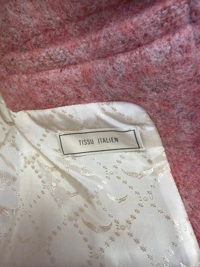 Zadig & Voltaire Virgin Wool/Alpaca/Mohair Blend Belted Trench