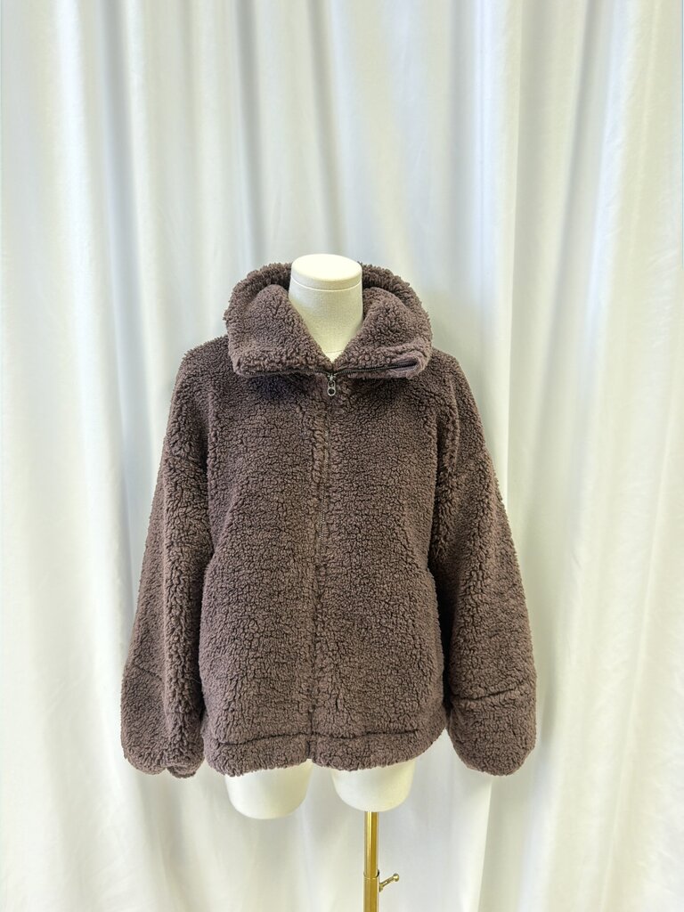 Lululemon Brown Teddy Bear Coat