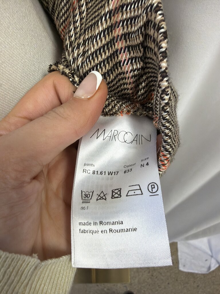 Marc Cain Plaid Pull On Trouser