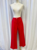 Marella Red Textured Jean