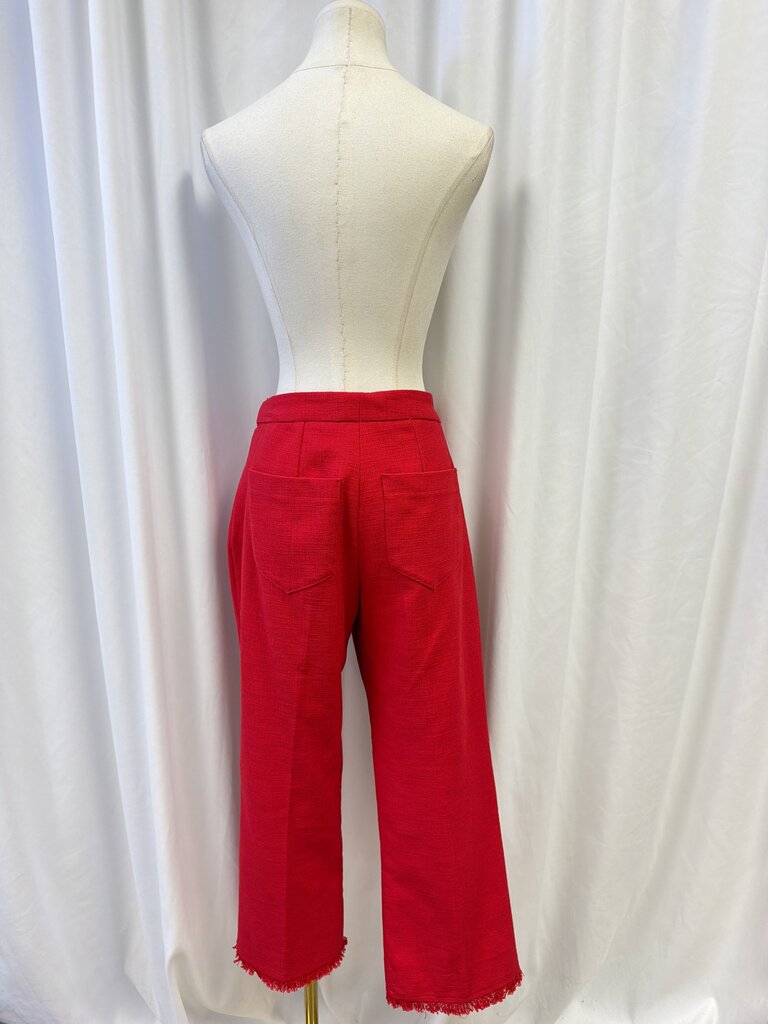 Marella Red Textured Jean
