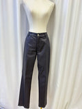 Lafayette 148 Coated Black Jean
