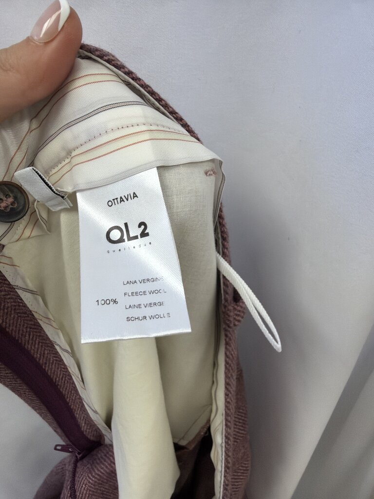 QL2 Herringbone Wool Trousers