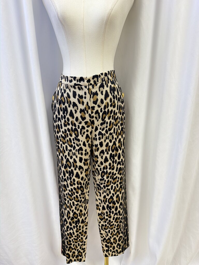 Escada Animal Print Pants