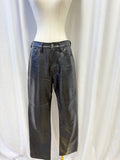 Agolde Recycled Leather Blend Straight Leg Pant