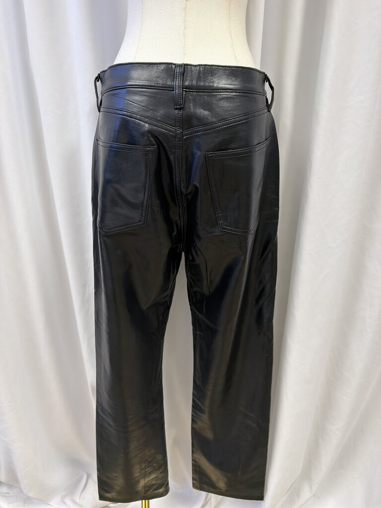 Agolde Recycled Leather Blend Straight Leg Pant