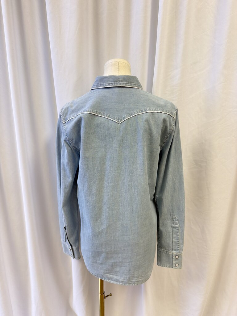 Gucci Western Denim Snap Button Shirt