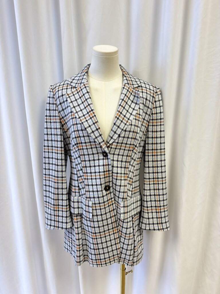 Marc Cain Blue Plain Blazer