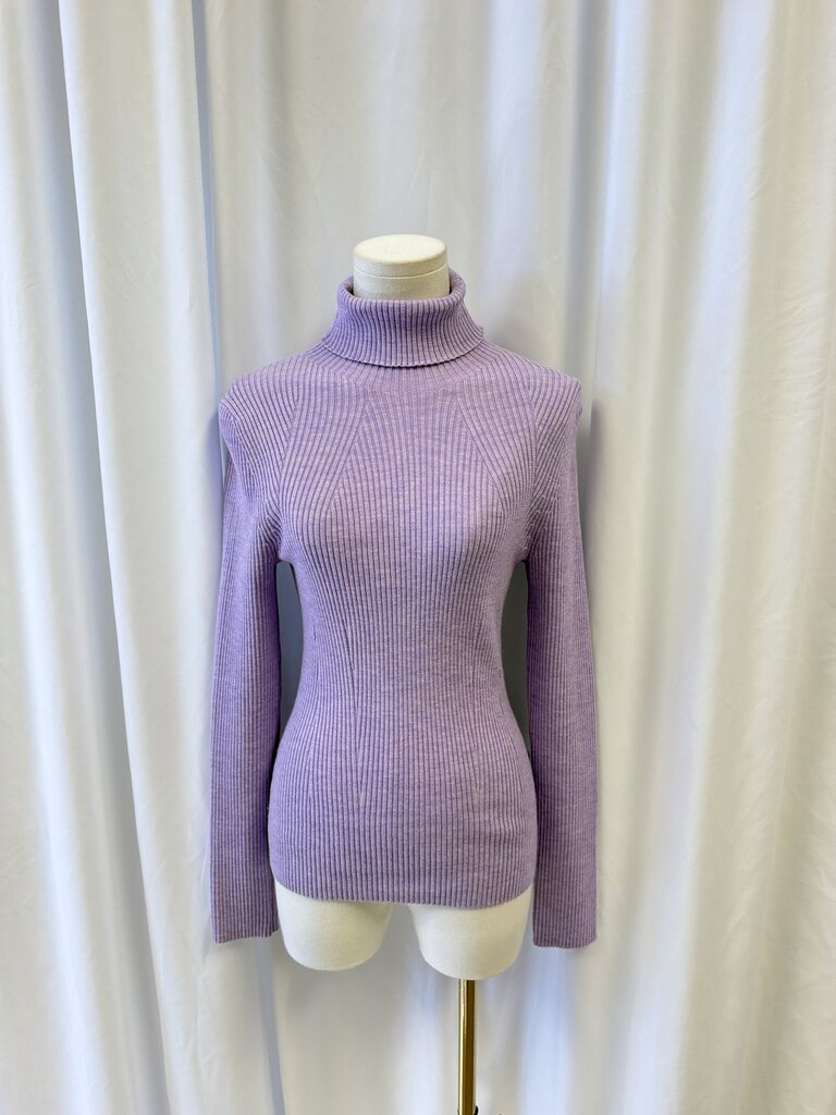 Phillip Lim Lavender Ribbed Turtleneck
