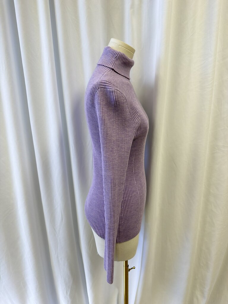 Phillip Lim Lavender Ribbed Turtleneck
