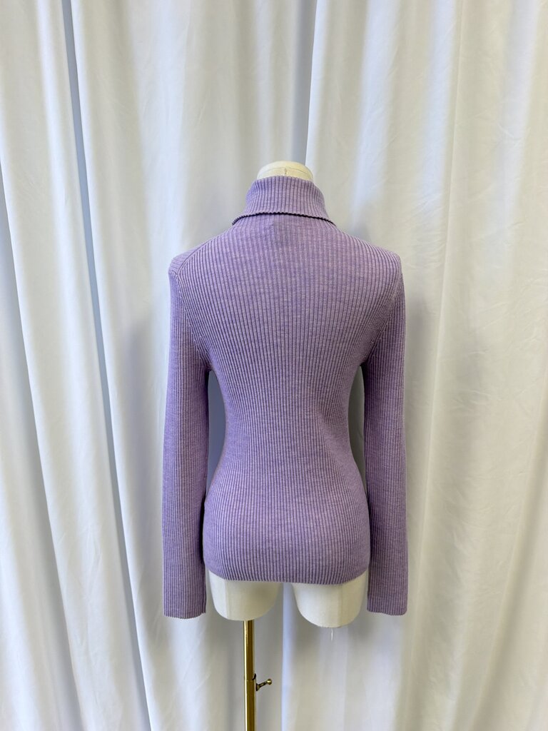 Phillip Lim Lavender Ribbed Turtleneck
